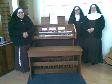 CONTENT ORGAN - CAPUCHIN ADORATION CONVENT CHAPEL SWELLENDAM